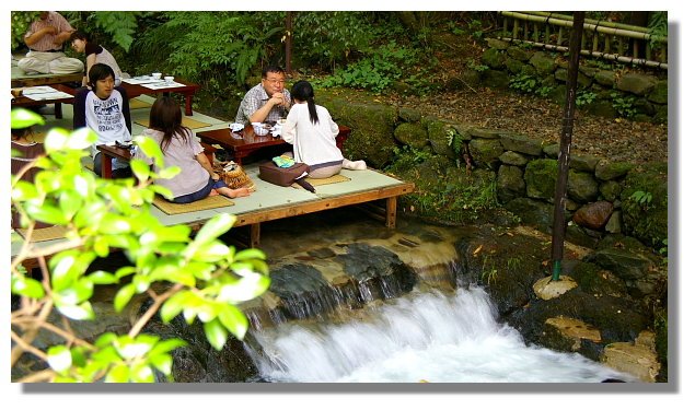 京都貴船川床