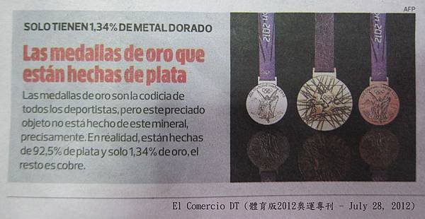 Olimpic 2012 medal