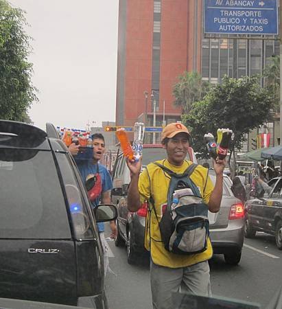 vendedor de gaseosa