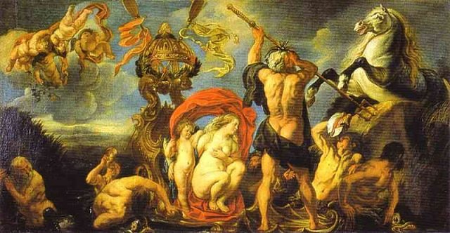 尼普東創造馬Neptune Creating the Horse_約翰丹斯 Jacob Jordaens