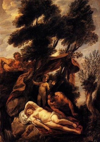 沉睡中的安蒂歐普 Sleep of Antiope - Jacob Jordaens_雅各布 • 喬登斯 Jacob Jordaens