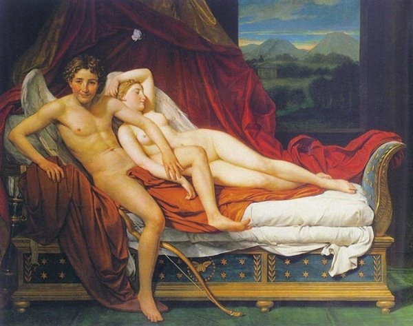 邱比特與塞姬Cupid and Psyche_大衛‧雅克‧路易Jacques-Louis David.jpg