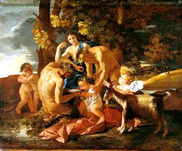 酒神的培育 The Nurture of Bacchus_尼古拉．普桑 Nicolas Poussin.jpg