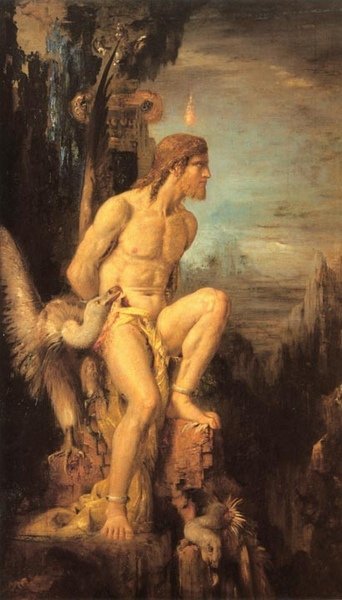 普羅米修斯的酷刑Prometheus_摩洛 Gustave Moreau.jpg