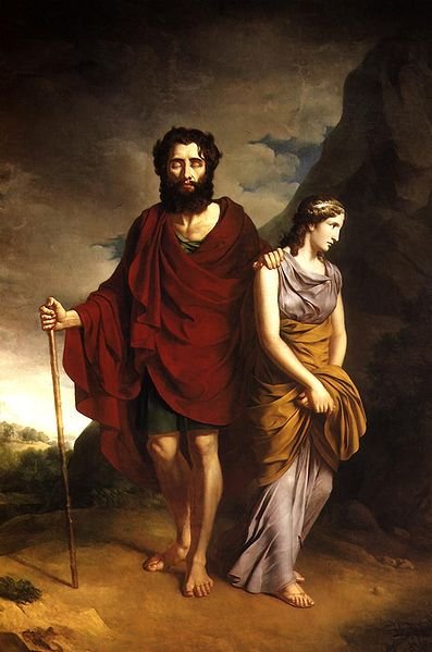 伊底帕斯與安提戈涅Oedipus and Antigone_安東尼 Antoni Brodowski.jpg