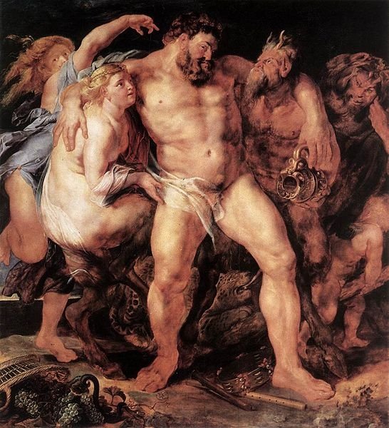 酒醉的海格力斯 The Drunken Hercules_魯本斯 Peter Paul Rubens.jpg