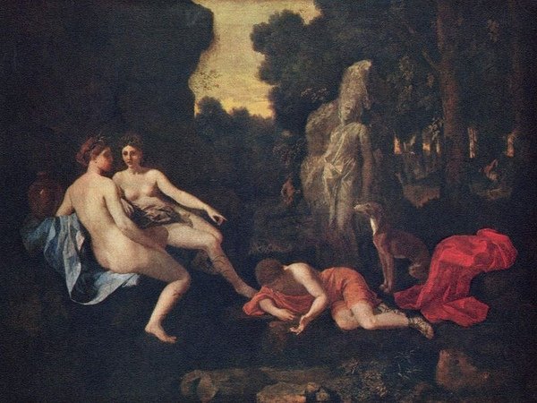 那西賽斯與厄可Narziß und Echo_尼古拉．普桑 Nicolas Poussin..jpg