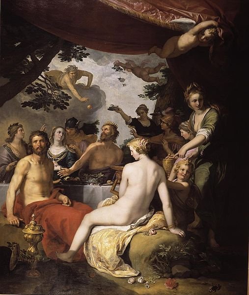 The Wedding of Peleus and Thetis珀琉斯和忒提斯的婚禮_亞伯拉罕‧布魯馬特Abraham Bloemaert  .jpg