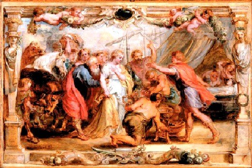 布魯塞依斯還給阿基里斯 Briseis Given Back to Achilles__魯本斯 Peter Paul Rubens.jpg