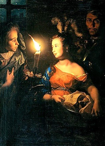 莎樂美與施洗者約翰的頭Salome with the Head of John the Baptist_沙爾肯Godfried Schalcken.jpg