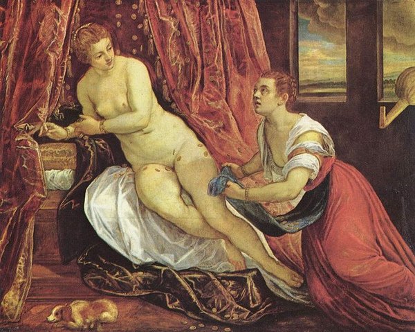 達妮 Danae_丁托列多Tintoretto, Jacopo.jpg