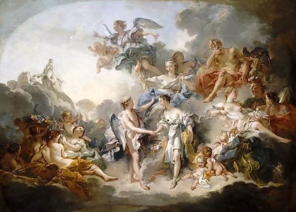 賽姬與邱比特的婚禮  Le mariage de Psyché et de l&apos;Amour_布雪François Boucher.JPG