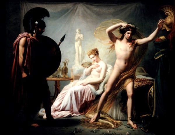 勸服帕里斯Hector adressant des reproches à Pâris_德羅姆Pierre Coude François Delrome .jpg