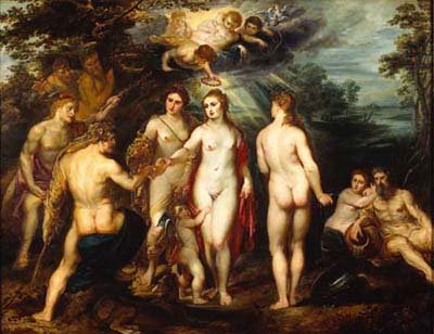 帕里斯的裁判The Judgement of Paris_魯本斯Peter Paul Rubens.jpg