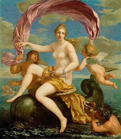 水神卡拉蒂 The Triumph of Galatea_雅克 ・史特拉Jacques Stella.jpg