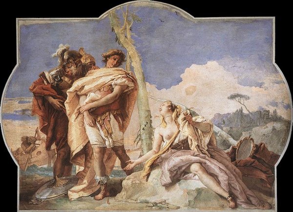 勸說奧德修斯參戰 Rinaldo verläßt Armida_ 提也波洛Giovanni Battista Tiepolo.jpg