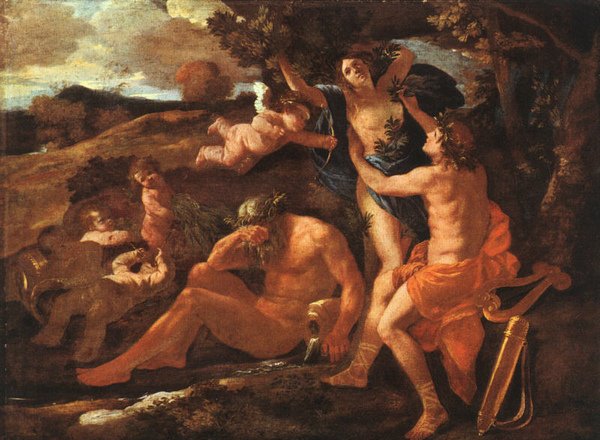 阿波羅與達芙妮Apollo and Daphne_ 普桑Nicolas Poussin - .jpg