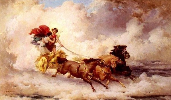 阿波羅拐賣昔蘭尼Apollo Abducting Cyrene_布里奇曼Frederick Arthur Bridgman.jpg