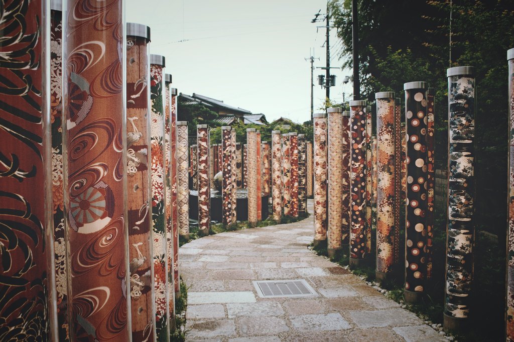 ｜日本｜京都嵐山：600本の京友禪の光林