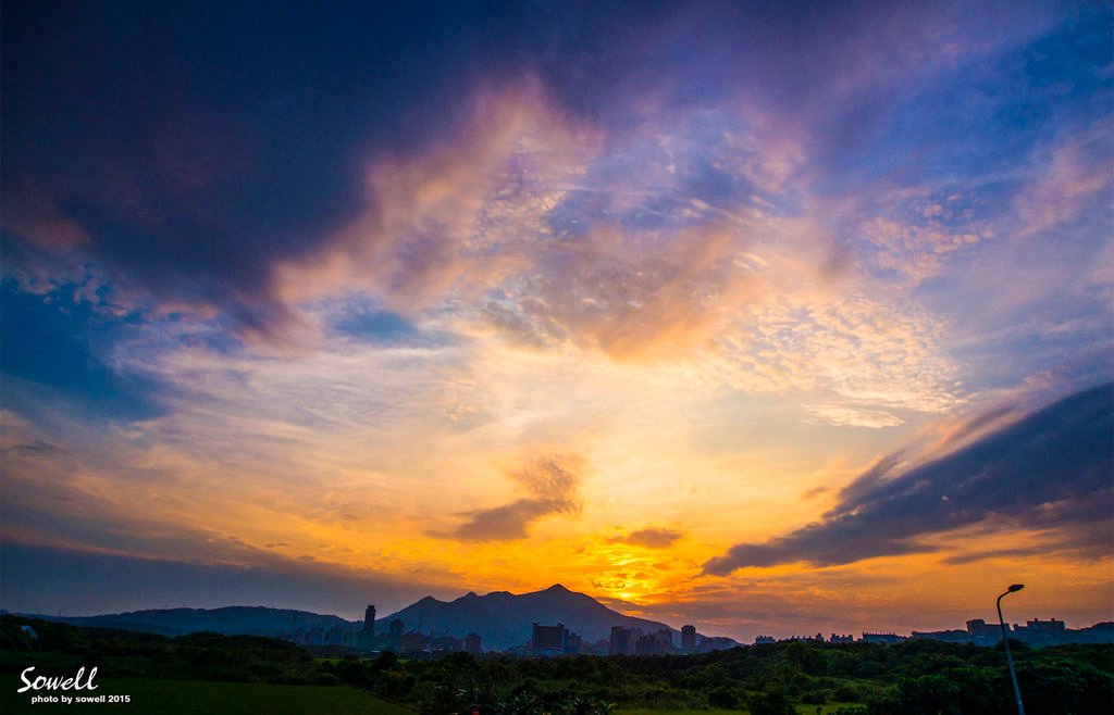 觀音山夕照