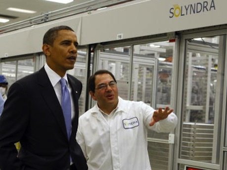 obama at solyndra