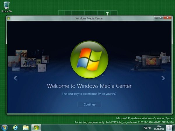 Microsoft 確認 Windows 8 將配備 Media Center