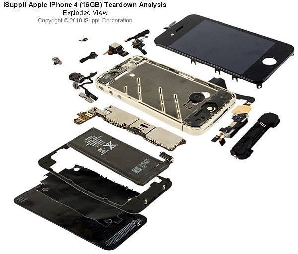 Apple iPhone 4 Exploded View