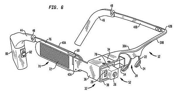 Google Glass patent application shows detailed diagrams