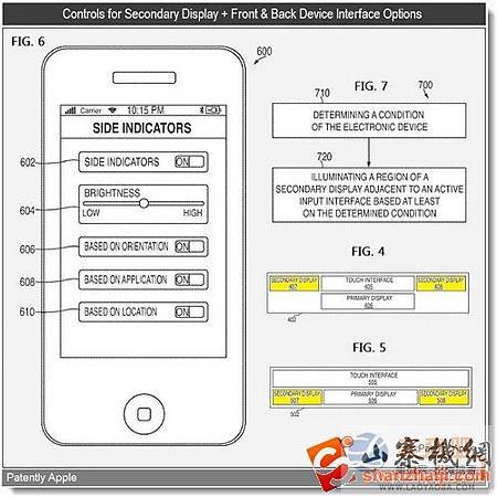 蘋果的新專利iPhone5或將具備智能操控板2