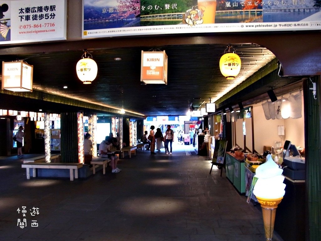 慢遊關西(10)京都景點－嵐山大街、嵐山ちりめん細工館、嵐電
