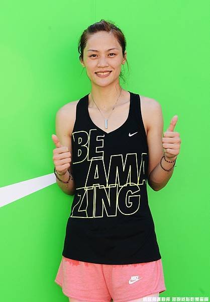 Nike運動員曾櫟騁樂情參與女生路跑挑戰10公里，鼓勵女生用運動找出屬於自己的魅力