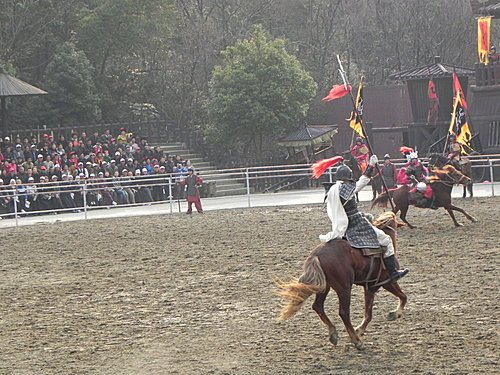 江南水鄉五日〈十七〉無錫三國城馬術秀