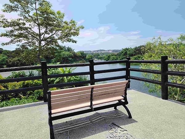 新竹青草湖鳳凰橋于飛島(鳳凰于飛)~~~新竹八景之一