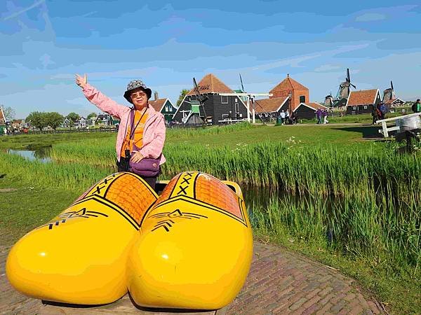 荷比法盧15天賞花之旅(四) 阿姆斯特丹桑斯安斯風車村