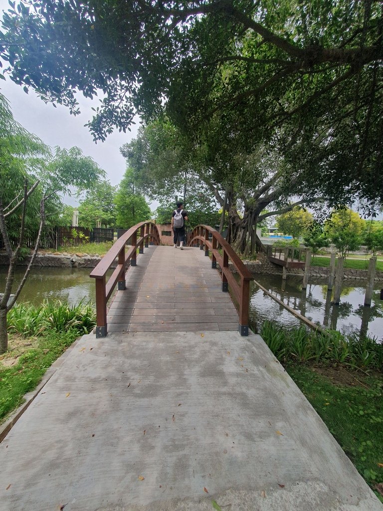 枕流嶼與陸地原有一竹橋連結，島上沒有建物，僅植花草，傳說還養有兔群。