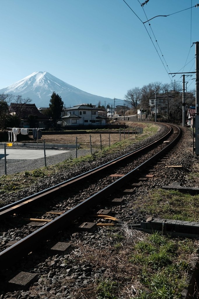 富士吉田市-富士山鐵軌