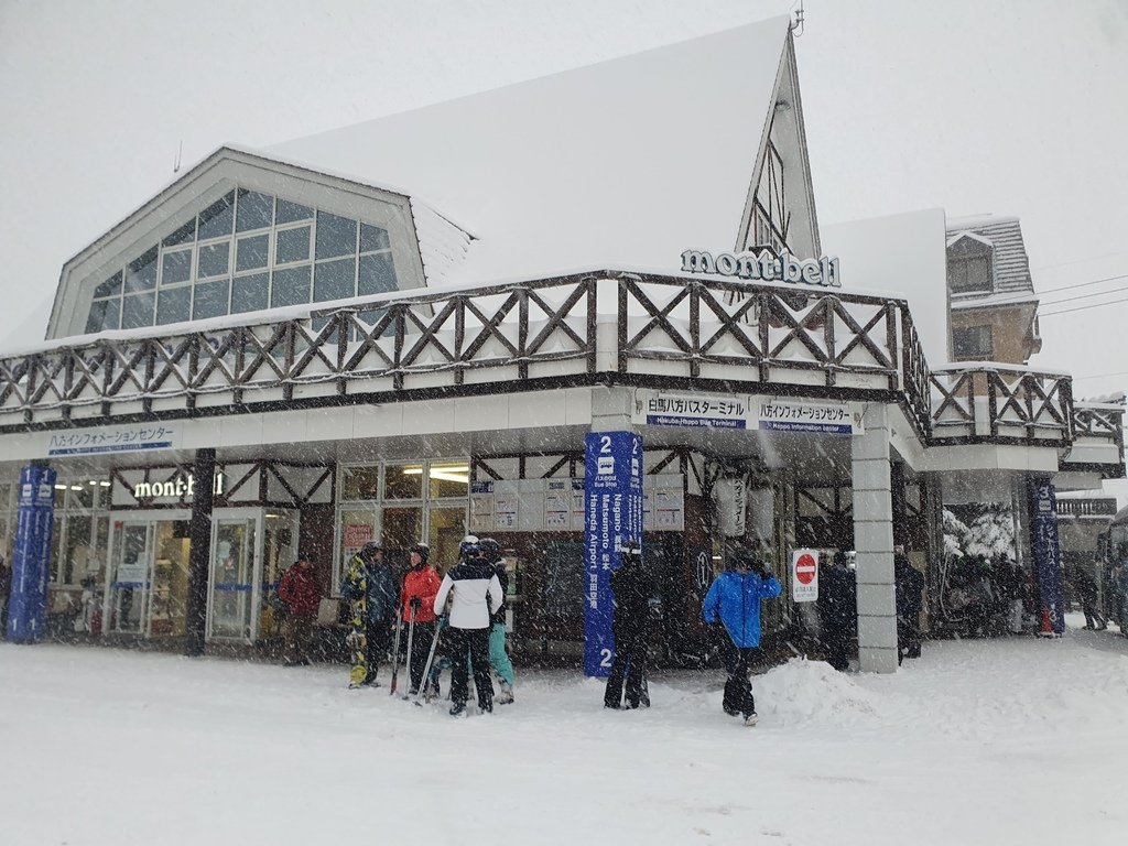 白馬八方巴士總站 Hakuba Happo Bus Terminal / Happo Information Center-下雪的場景照片~雪下的非常非常的大