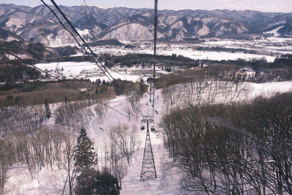 白馬岩岳ゴンドラリフトノア山麓駅纜車