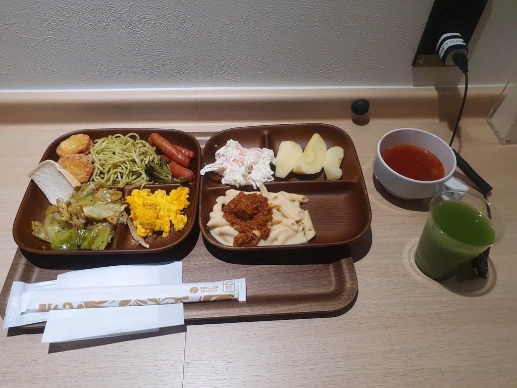 Hotel New Nagano NeXT飯店-早餐簡單好吃-美式早餐風格