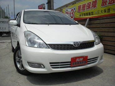 SUM冠威中古車☆TOYOTA/豐田 05年WISH 國產最佳休旅車 售:45萬8☆