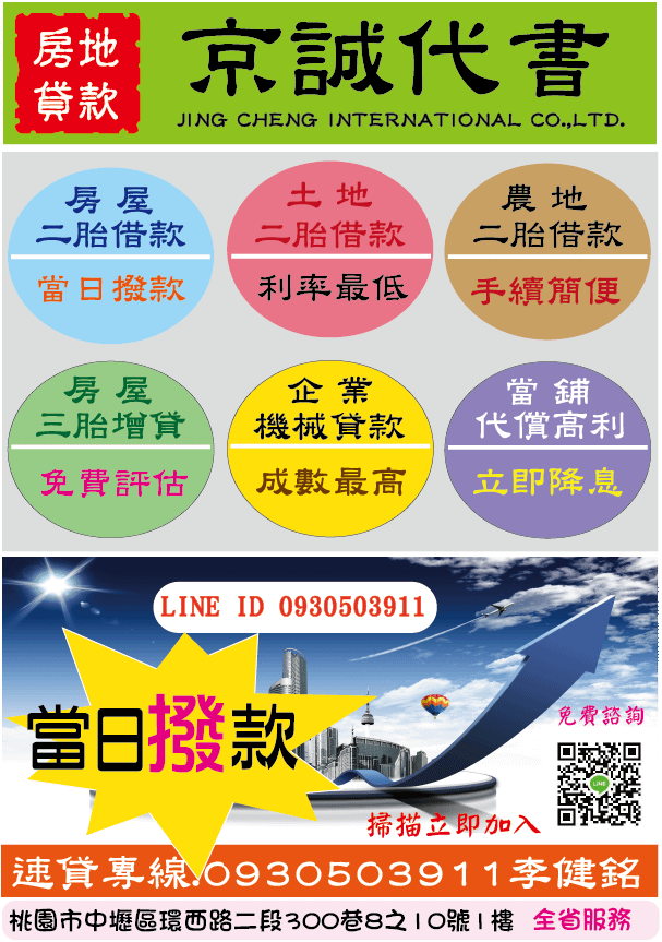 新竹二胎 新豐二胎 當日撥款