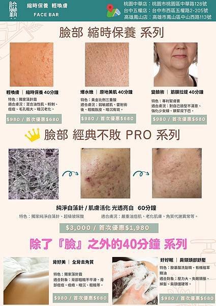 【桃園平價做臉/美容推薦】|臉霸-桃園中華店|縮時保養輕煥膚