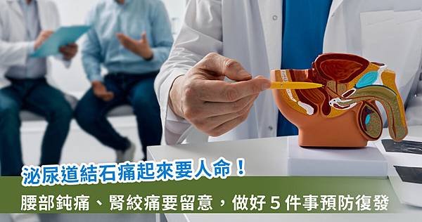 泌尿道結石為何總是復發？醫師提醒：做這「5件事」可降低風險【