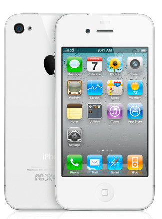 white iPhone 4