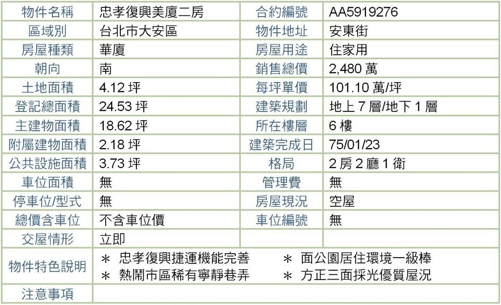 忠孝復興美廈二房 .JPG