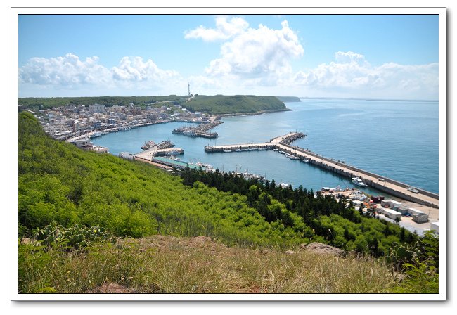 外垵漁港觀景台，美麗海灣漁村