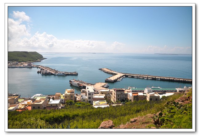 外垵漁港觀景台，美麗海灣漁村