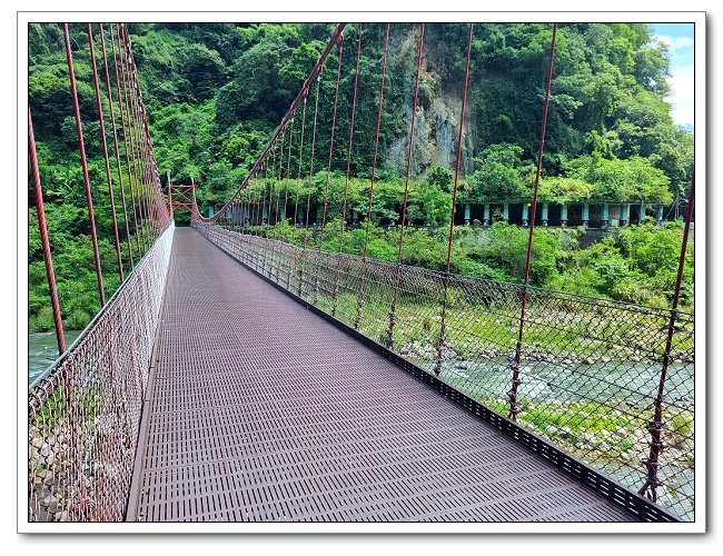 出磺坑吊橋，西部小太魯閤