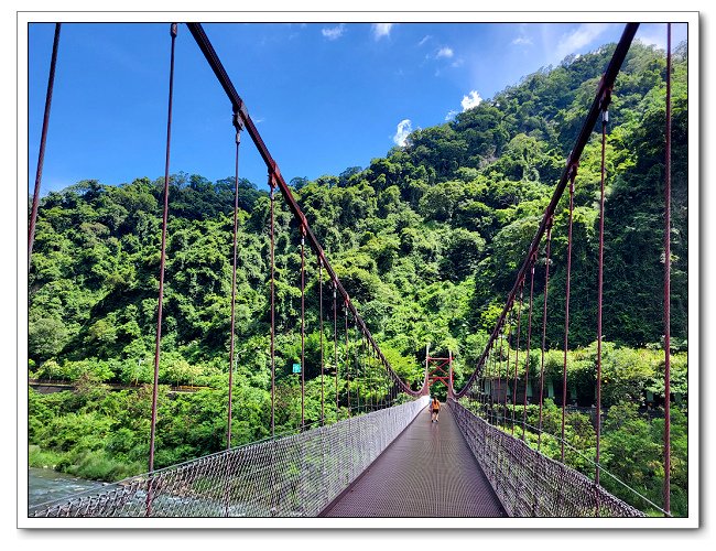 出磺坑吊橋，西部小太魯閤