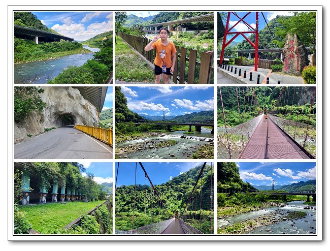 出磺坑吊橋，西部小太魯閤